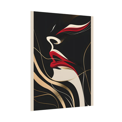 Elegant Art Nouveau Peacock: Timeless Vintage Beauty - Poster