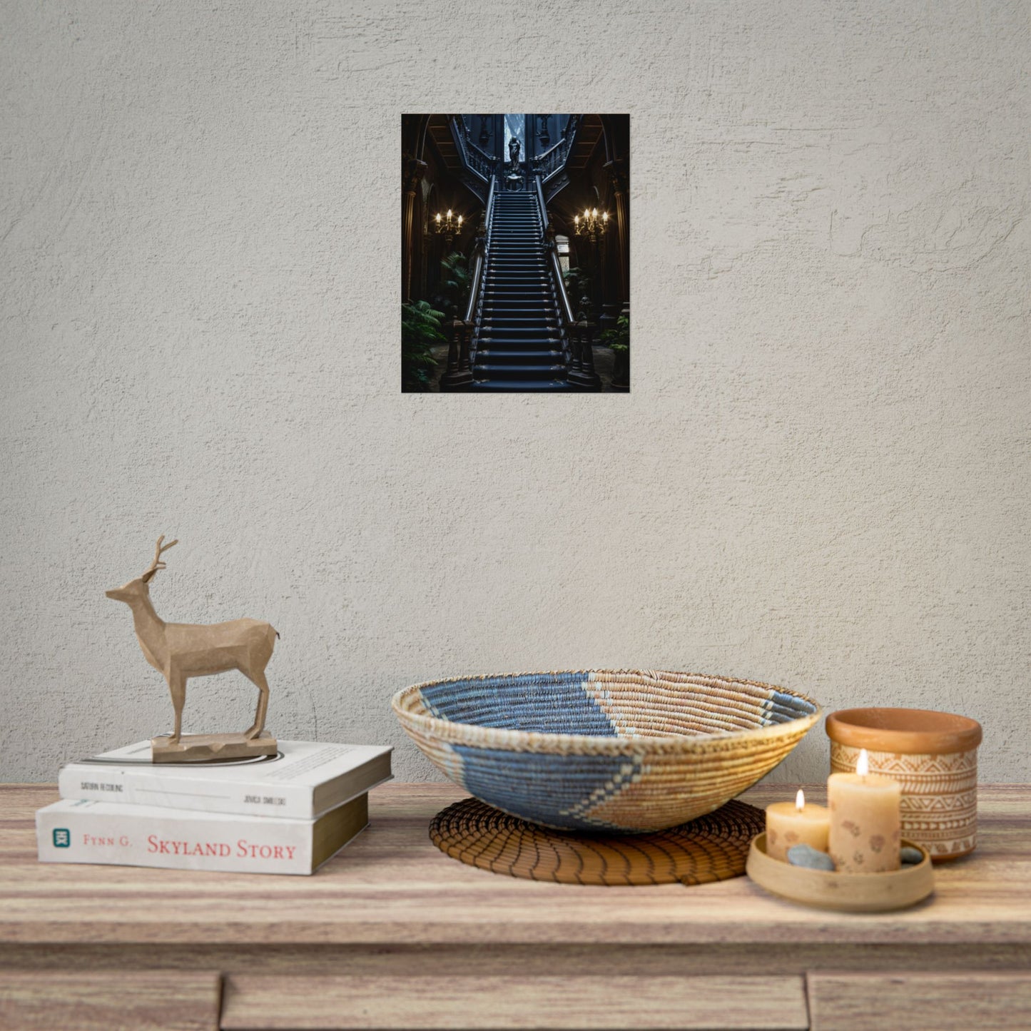Haunted Victorian Mansion Mystery: Spooky Gothic Artwork - Poster