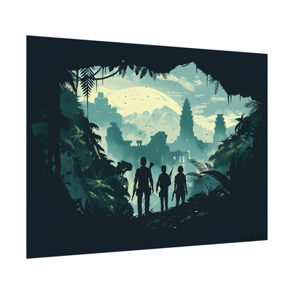 Adventurous Pair: Heroes by Side - Poster