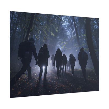Mysterious Forest Adventure: Exploring with Courage - Poster