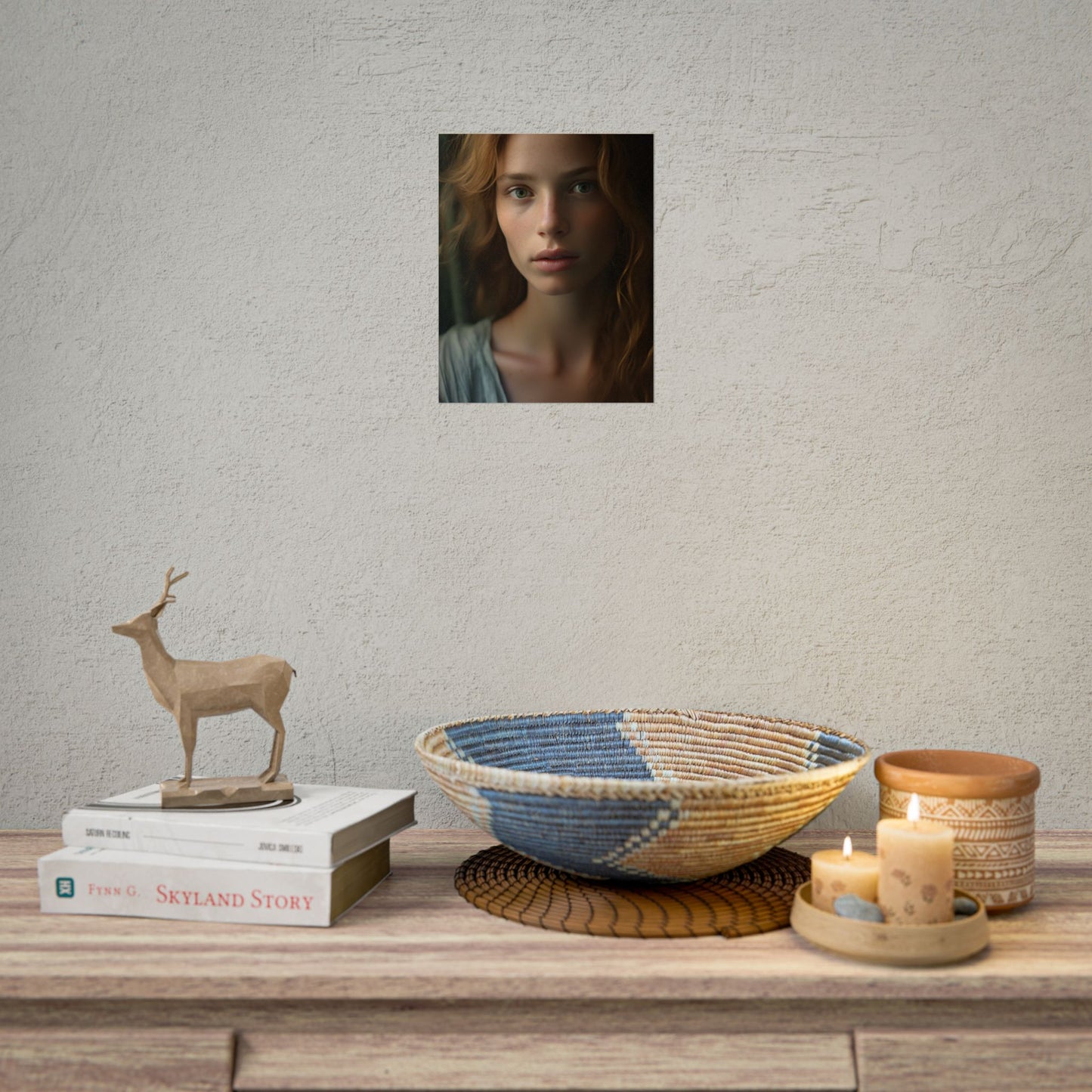 Close-Up Joy: Light Blue Eyes - Poster
