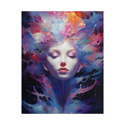 Otherworldly Celestial Dreams: Impressionistic Art Gallery - Poster