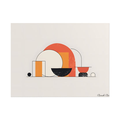 Minimalist Digital Product Design: Bold Block Artwork - Poster