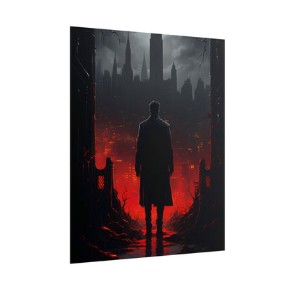 Urban Fantasy Detective: City Streets Mystery Artwork - Poster