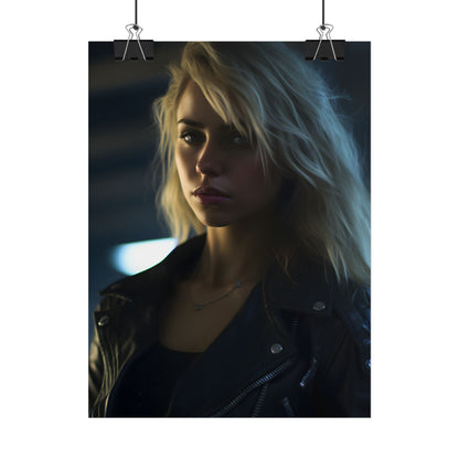 Cyberpunk Youth: Urban Street Art - Poster