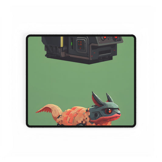 Pixel Art Cyber Pets: Gamified Friends - Desk Mat