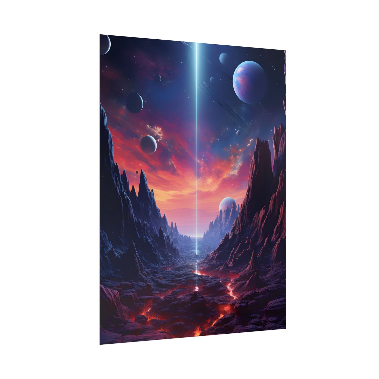 Black Hole Odyssey: A Massive Planet in Space - Poster