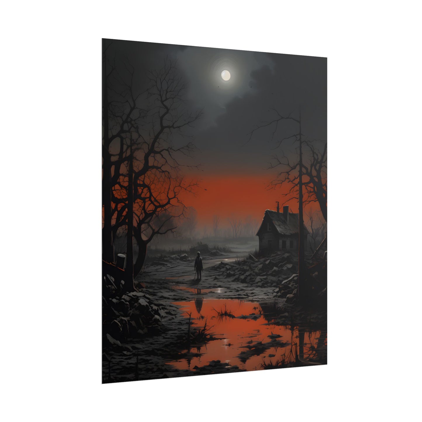 Daytime City Portrait: Outdoors Artwork - Poster