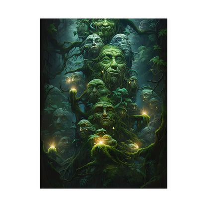 Mystical Ancient Forest Guardians: Natural Artwork - Poster