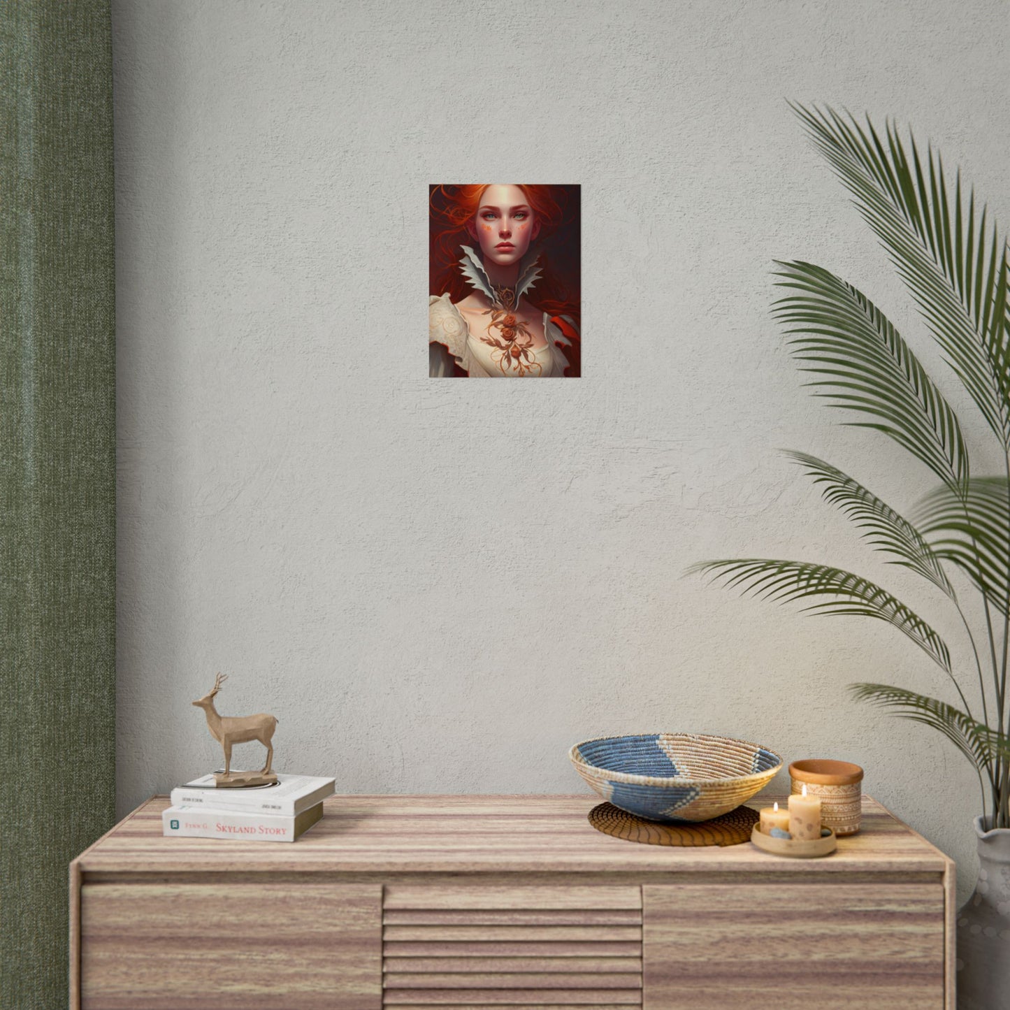 Portrait of a Redhead in Soft Light - Poster