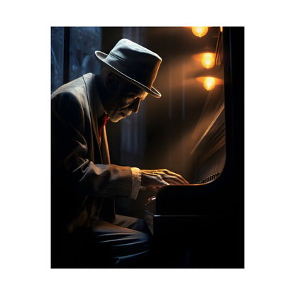 Intricate Piano Moment: Reflections of a Musician - Poster