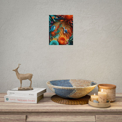 Eye-Catching Paper Quilling Indian Landscape Artwork - Poster