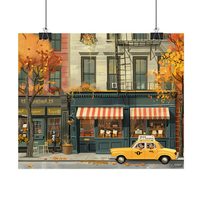 Whimsical Yellow Dreams: Playful Building Digital Art - Poster