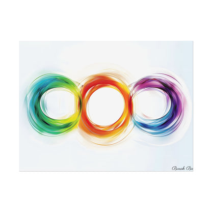Colorful Swirls: Graphic Art Design - Poster