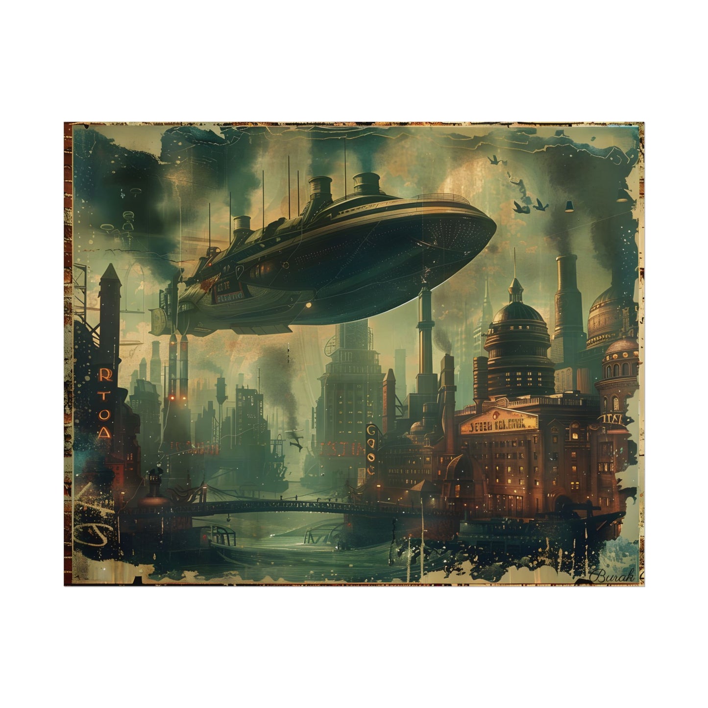 Vintage Underwater Travel Poster: Retro Ocean Adventure - Poster