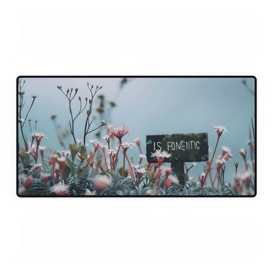 Serene Outdoor Moment: Soft Focus Art - Desk Mat