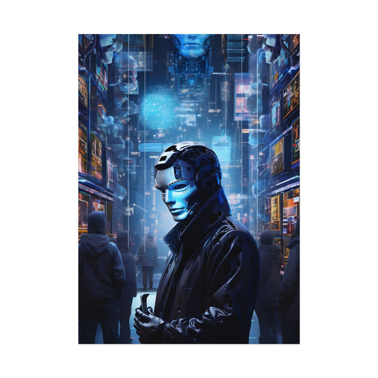 Robotic Art Heist: High-Tech Thieves in Action - Poster