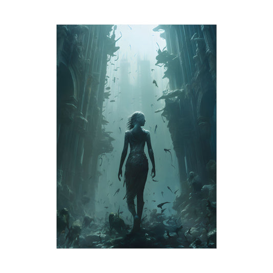Ancient Underwater City: Hidden Ruins - Poster