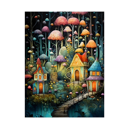 Enchanted Forest Fairies: A Classic Whimsical Artwork - Poster