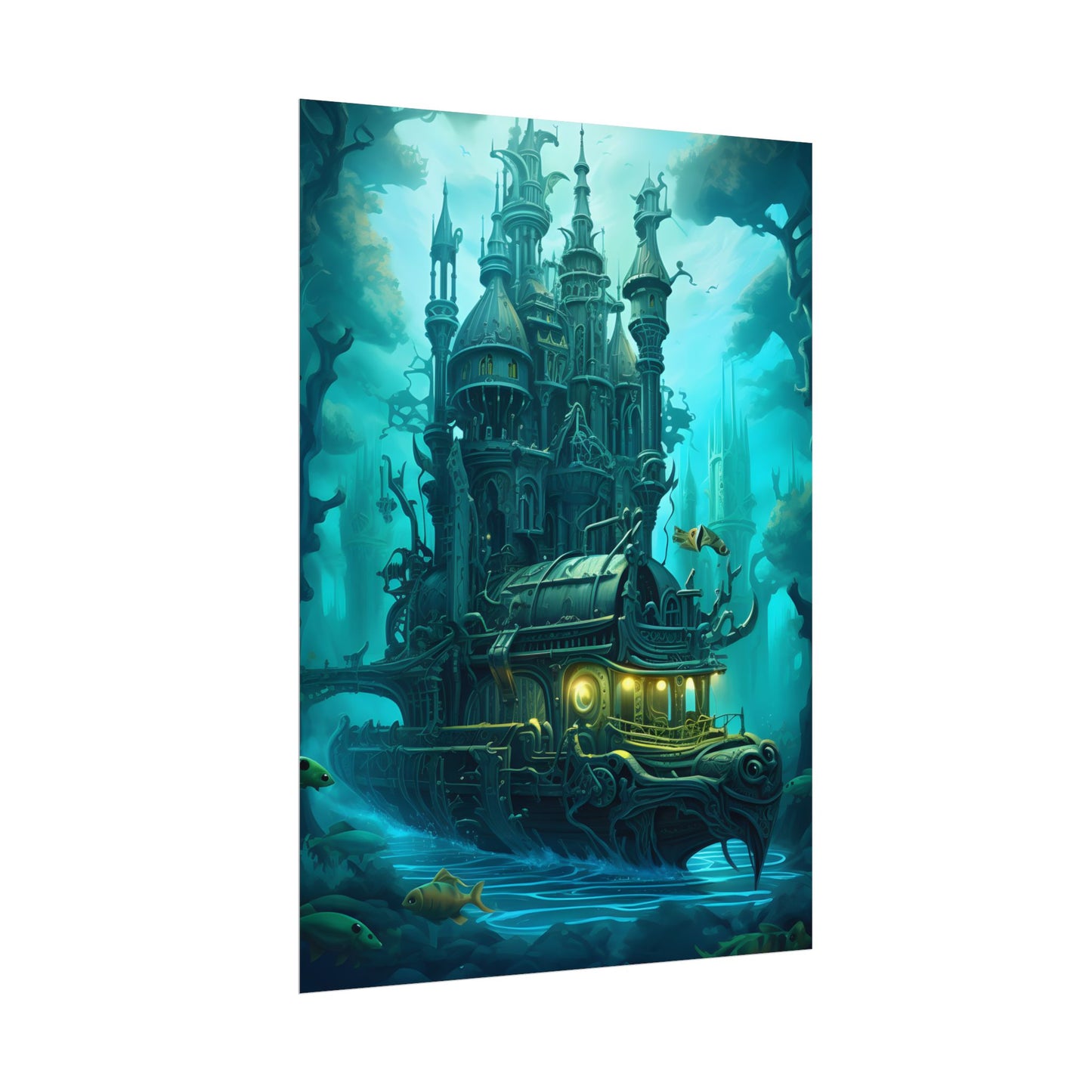 Tidal Quest: Steampunk Depths - Poster