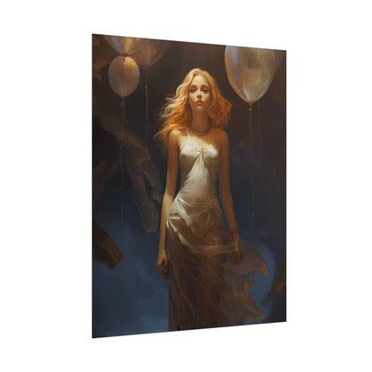 Candid Moment: Person in Nature, Lost in Thought - Poster