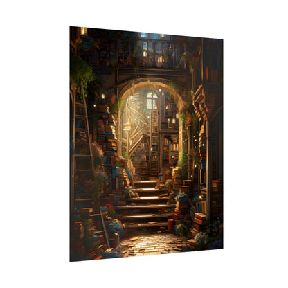 Magical Bookshop: Cozy Artwork of a Charming Bookshop - Poster