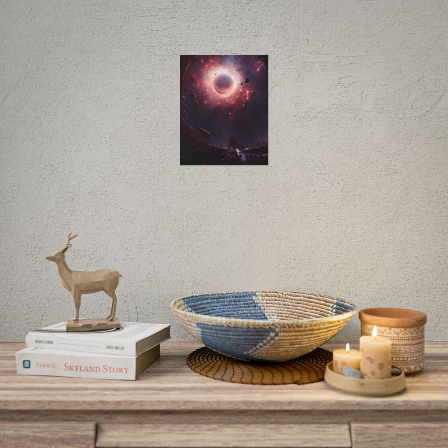 Cosmic Black Hole: Massive Planet in Stellar Orbit - Poster