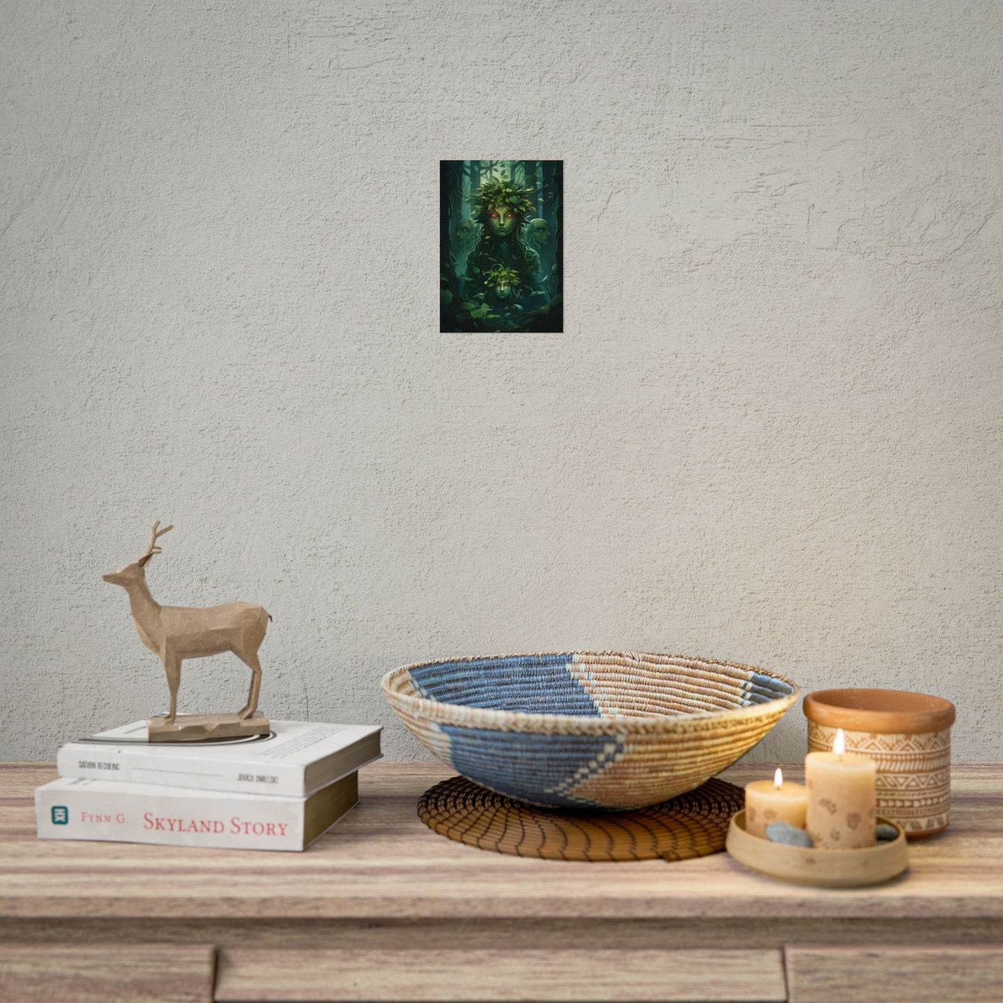 Mystical Forest Guardians: Serene Ancient Tree Spirits - Poster