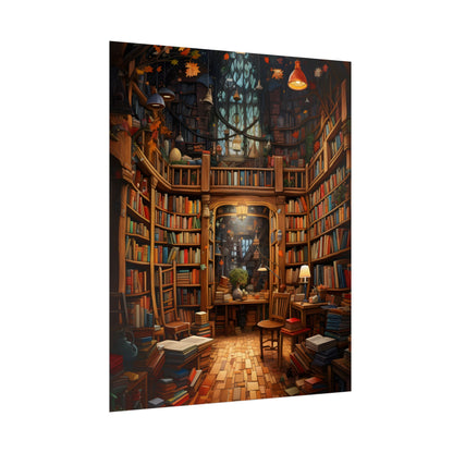 Charming Magical Bookshop: Cozy Book Lover's Paradise - Poster