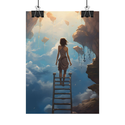 Casual Moment: Person Outdoor Portrait - Poster