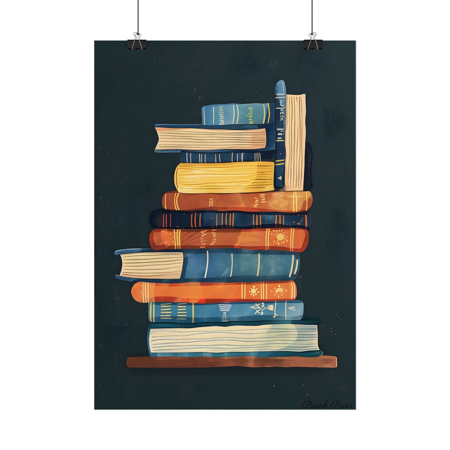 Custom Book Art: Literary Illustration - Poster