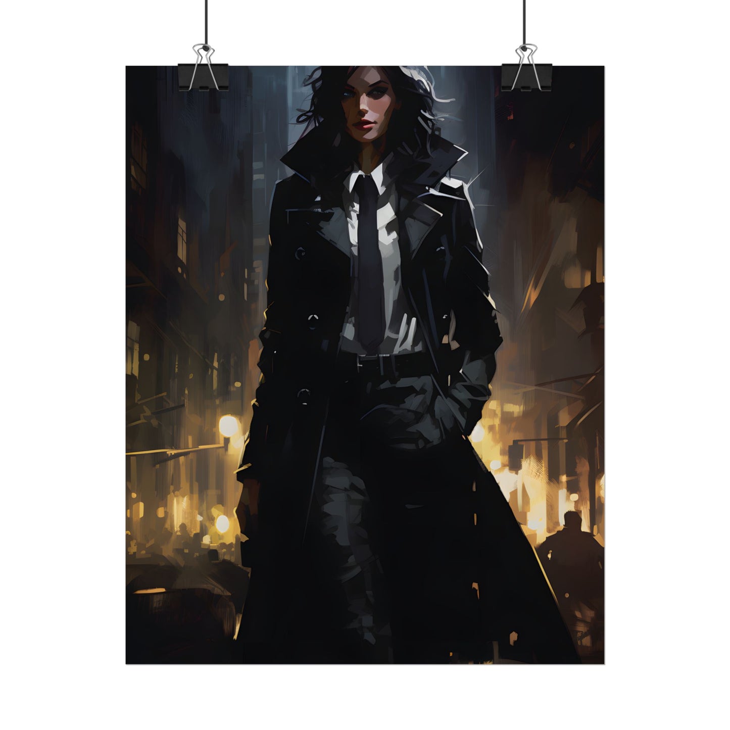 Urban Fantasy Detective: Mystery in City Streets - Poster