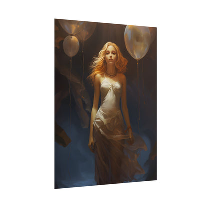 Candid Moment: Person in Nature, Lost in Thought - Poster