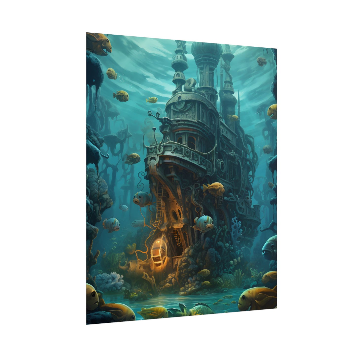 Steampunk Underwater Adventure: Captain Nemos Quest - Poster