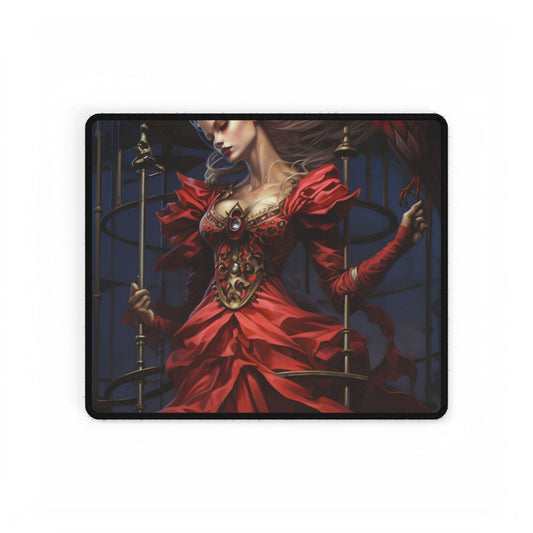 Guardian of Silence: Digital Art - Desk Mat