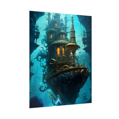 Steampunk Dive: Explore Captain Nemos Nautilu - Poster