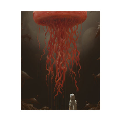 Serious Book Cover Art: Illustrative Masterpiece - Poster