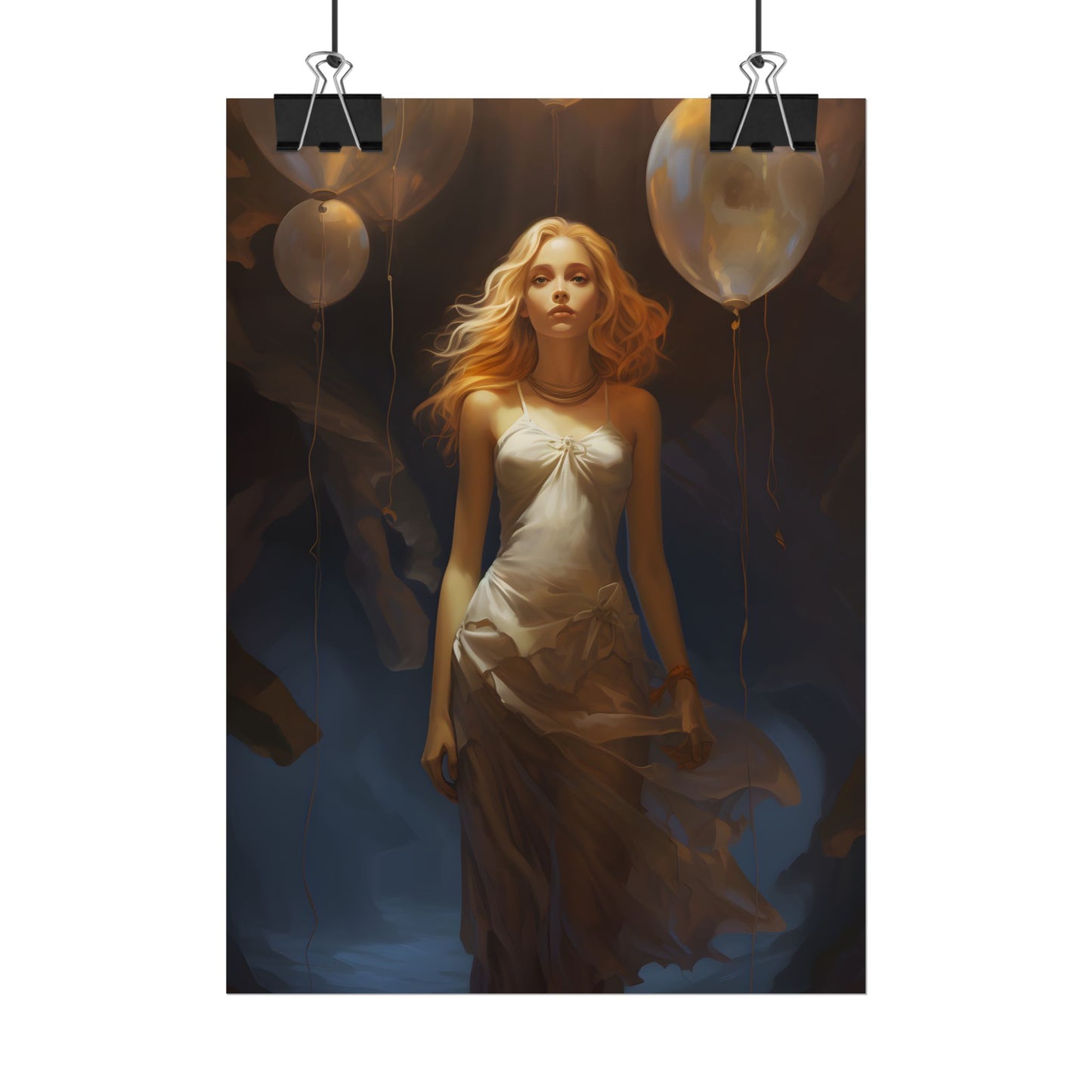 Candid Moment: Person in Nature, Lost in Thought - Poster