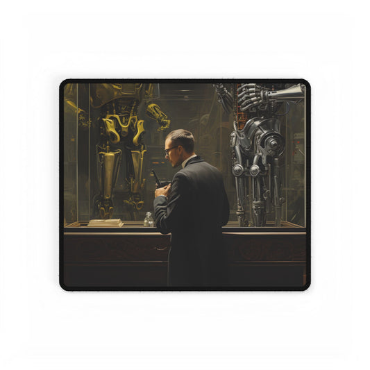 Techno Heist: A Group of Artistic Thieves in Action - Desk Mat