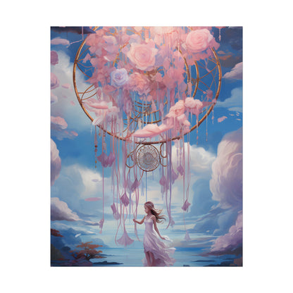 Dreamscape of Whispers: Ethereal Realm Digital Artwork - Poster