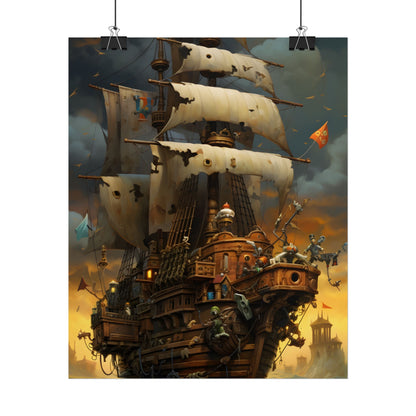 Swashbuckling Time Travelers: Maritime Adventure - Poster