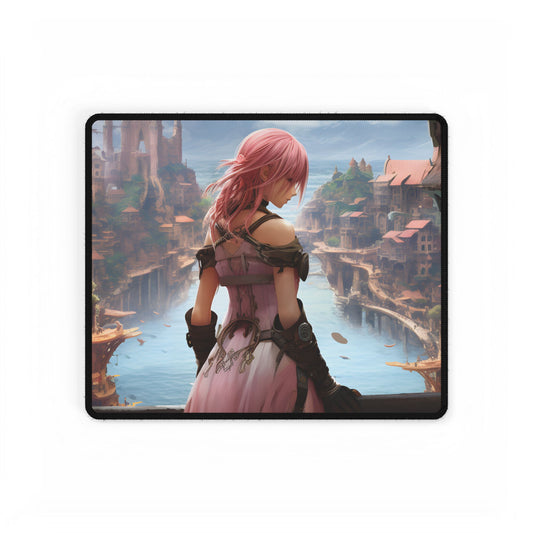 Anime Birds in Flight: Detailed Feathered Friends - Desk Mat