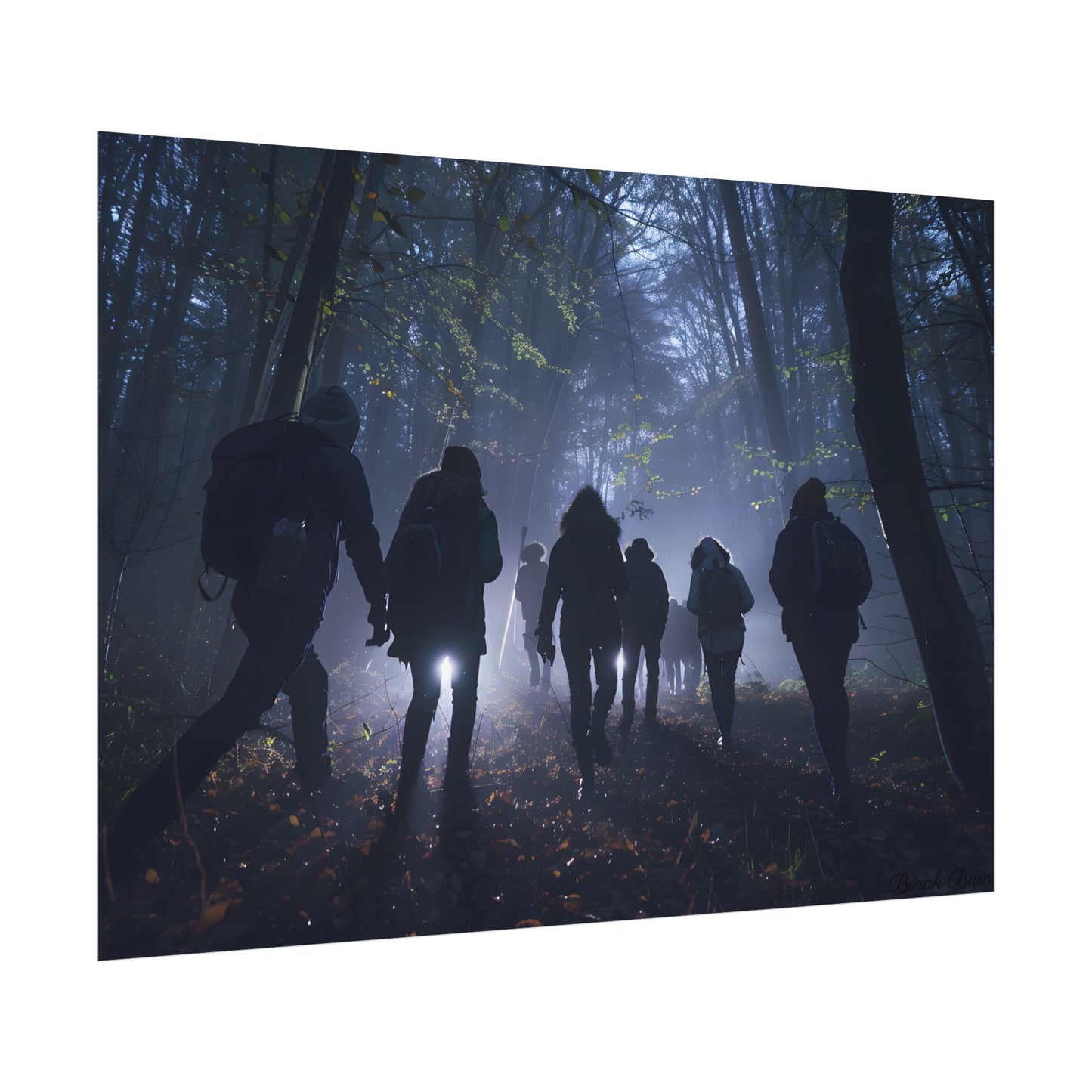 Mysterious Forest Adventure: Exploring with Courage - Poster