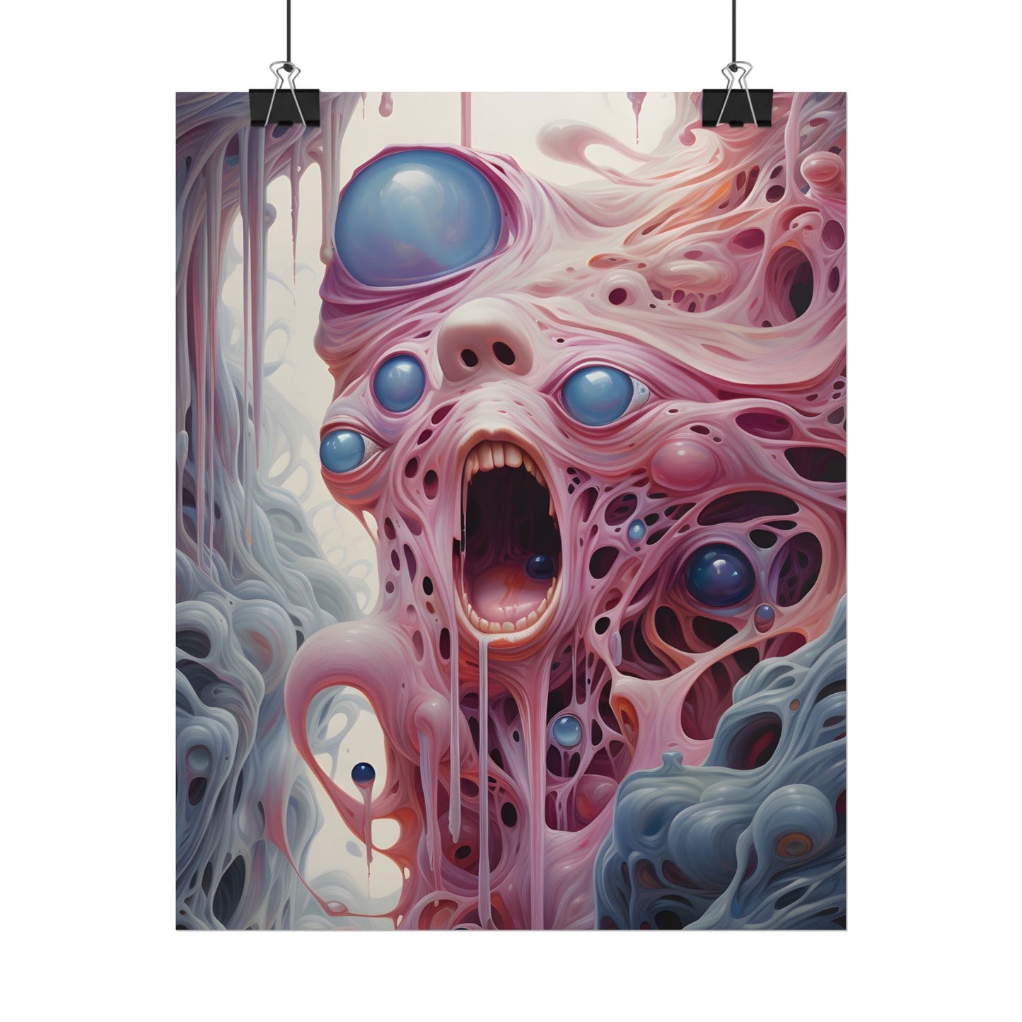 Fabric of Reality: Vibrant Portals and Rifts Artwork - Poster