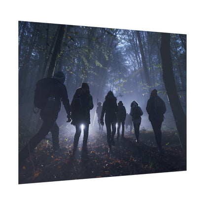 Mysterious Forest Adventure: Exploring with Courage - Poster