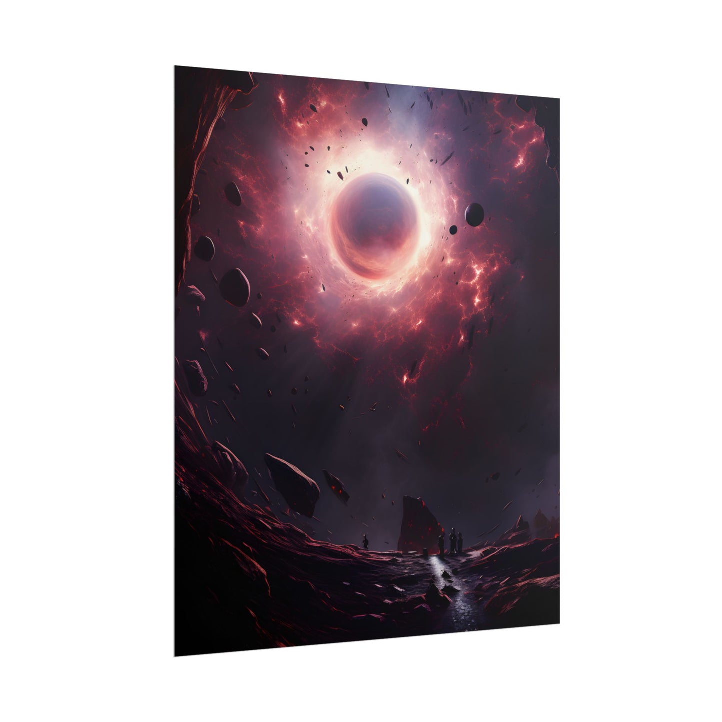 Cosmic Black Hole: Massive Planet in Stellar Orbit - Poster