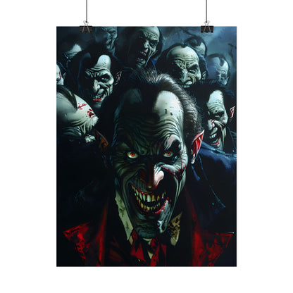 Mischievous Vampires: Gothic Group Artwork - Poster