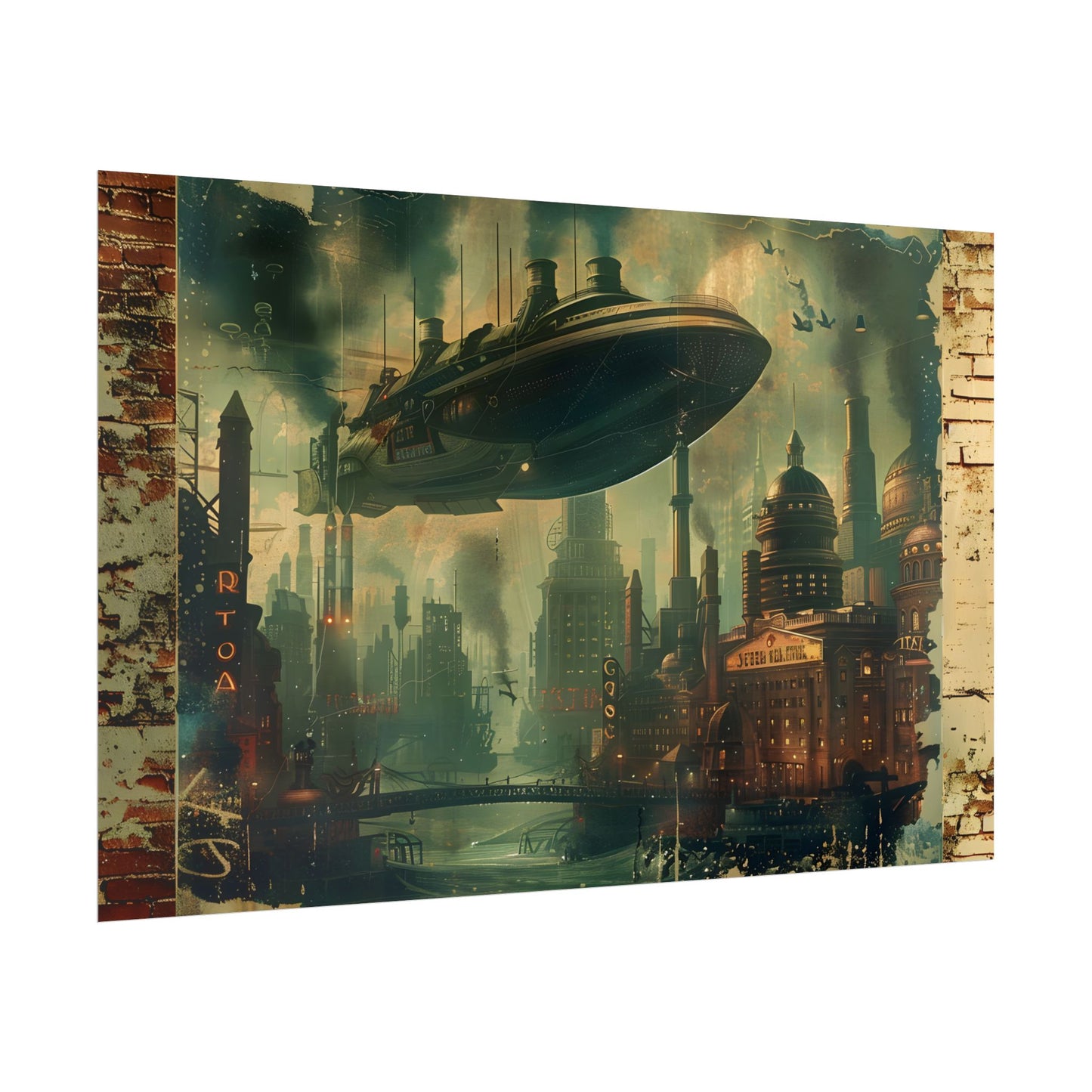 Vintage Underwater Travel Poster: Retro Ocean Adventure - Poster