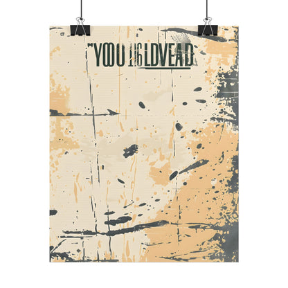 Vintage Distressed Batch 1: A Nostalgic Poster Artwork - Poster