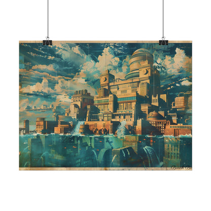 Vintage Travel Poster: Explore The Underwater Destination - Poster